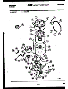 03 - Tub Detail parts for Frigidaire Washer WCSLL0 from AppliancePartsPros.com