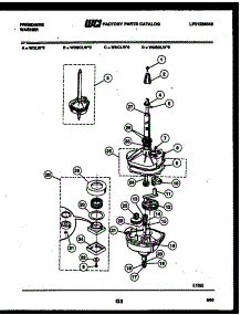04 - Transmission Parts parts for Frigidaire Washer WDCLL0 from AppliancePartsPros.com