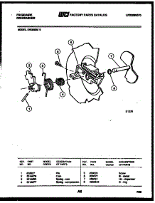 04 - Cam parts for Frigidaire Dishwasher DW3350LW2 from AppliancePartsPros.com