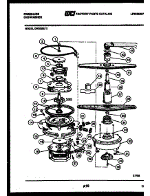 07 - Motor Pump Parts parts for Frigidaire Dishwasher DW3350LW2 from AppliancePartsPros.com