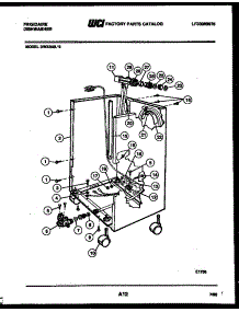 08 - Cabinet Parts parts for Frigidaire Dishwasher DW3350LW2 from AppliancePartsPros.com