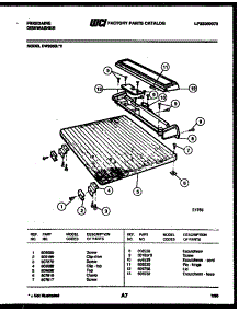 05 - Top And Miscellaneous Parts parts for Frigidaire Dishwasher DW3350LA2 from AppliancePartsPros.com