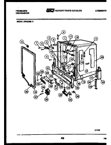 06 - Tub And Frame Parts parts for Frigidaire Dishwasher DW3350LH2 from AppliancePartsPros.com