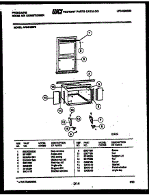 06 - Window Mounting Parts parts for Frigidaire Air Conditioner AR24NS8F3 from AppliancePartsPros.com
