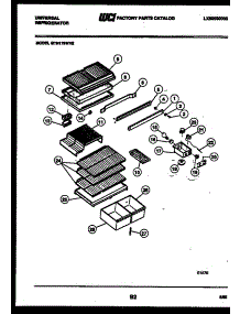 04 - Shelves And Supports parts for Frigidaire Refrigerator GTN175WHJ2 from AppliancePartsPros.com