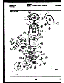 03 - Tub Detail parts for Frigidaire Washer WALL0 from AppliancePartsPros.com