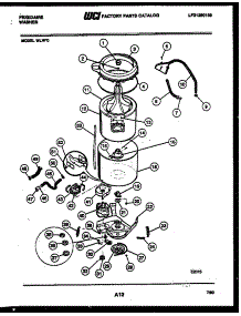 03 - Tub Detail parts for Frigidaire Washer WLW0 from AppliancePartsPros.com