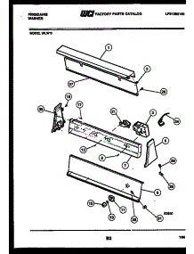 05 - Console And Control Parts parts for Frigidaire Washer WLW0 from AppliancePartsPros.com