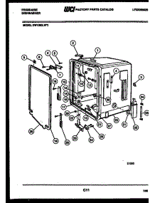 05 - Tub And Frame Parts parts for Frigidaire Dishwasher DW1050LL2 from AppliancePartsPros.com
