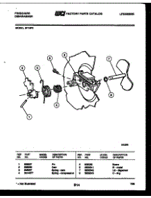 03 - Cam parts for Frigidaire Dishwasher BF18PW2 from AppliancePartsPros.com