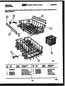 08 - Racks And Trays parts for Frigidaire Dishwasher DW1800F3 from AppliancePartsPros.com