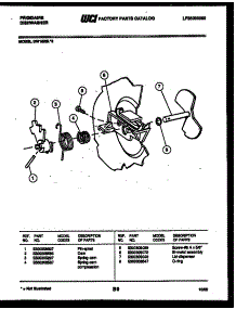 03 - Cam parts for Frigidaire Dishwasher DW1800W3 from AppliancePartsPros.com