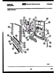 04 - Door Parts parts for Frigidaire Dishwasher DW1805KF3 from AppliancePartsPros.com