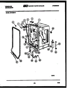 05 - Tub And Frame Parts parts for Frigidaire Dishwasher DW1805KF3 from AppliancePartsPros.com