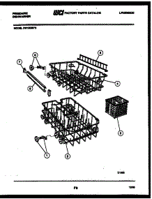 07 - Racks And Trays parts for Frigidaire Dishwasher DW1805KF3 from AppliancePartsPros.com