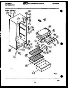 03 - Cabinet Parts parts for Frigidaire Refrigerator GCD14WJ0-57 from AppliancePartsPros.com