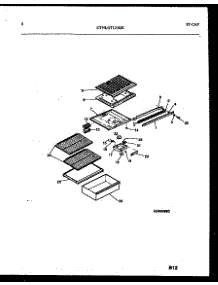 05 - Shelves And Supports parts for Frigidaire Refrigerator GTNI142WK0 from AppliancePartsPros.com