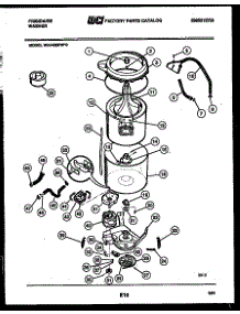 03 - Tub Detail parts for Frigidaire Washer WA7400PW0 from AppliancePartsPros.com