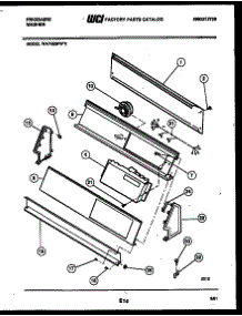 05 - Console And Control Parts parts for Frigidaire Washer WA7400PW0 from AppliancePartsPros.com