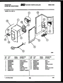 03 - Electrical Parts parts for Frigidaire Air Conditioner FAL119P1A1 from AppliancePartsPros.com