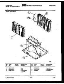 05 - Unit Parts parts for Frigidaire Air Conditioner FAL119P1A1 from AppliancePartsPros.com