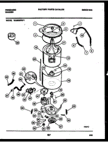03 - Tub Detail parts for Frigidaire Washer WA6620RW1 from AppliancePartsPros.com