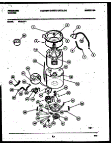03 - Tub Detail parts for Frigidaire Washer WDSLW1 from AppliancePartsPros.com