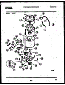 03 - Tub Detail parts for Frigidaire Washer WALW1 from AppliancePartsPros.com