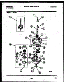 04 - Transmission Parts parts for Frigidaire Washer WALW1 from AppliancePartsPros.com
