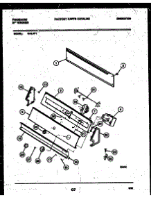 05 - Console And Control Parts parts for Frigidaire Washer WALL1 from AppliancePartsPros.com