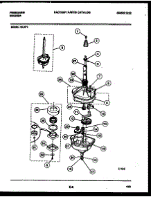 04 - Transmission Parts parts for Frigidaire Washer WLW1 from AppliancePartsPros.com
