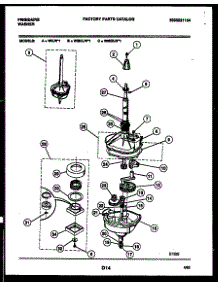 04 - Transmission Parts parts for Frigidaire Washer WILL1 from AppliancePartsPros.com