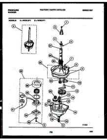 04 - Transmission Parts parts for Frigidaire Washer WCDLW1 from AppliancePartsPros.com
