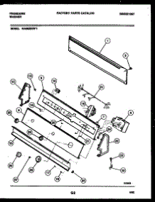 05 - Console And Control Parts parts for Frigidaire Washer WA5820RW1 from AppliancePartsPros.com