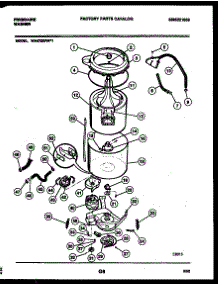 03 - Tub Detail parts for Frigidaire Washer WA4720RW1 from AppliancePartsPros.com