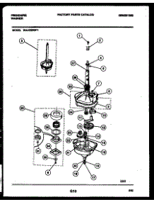 04 - Transmission Parts parts for Frigidaire Washer WA4720RW1 from AppliancePartsPros.com