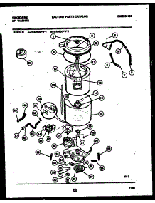 03 - Tub Detail parts for Frigidaire Washer WA8600PW1 from AppliancePartsPros.com