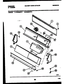 05 - Console And Control Parts parts for Frigidaire Washer WA8600PW2 from AppliancePartsPros.com
