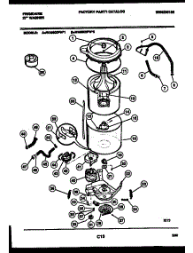 03 - Tub Detail parts for Frigidaire Washer WA8800PW2 from AppliancePartsPros.com