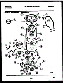 03 - Tub Detail parts for Frigidaire Washer WA6500ADD1 from AppliancePartsPros.com