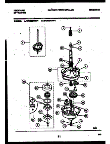 04 - Transmission Parts parts for Frigidaire Washer WA5800AWW1 from AppliancePartsPros.com