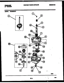 04 - Transmission Parts parts for Frigidaire Washer WA6520AW1 from AppliancePartsPros.com
