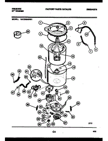 03 - Tub Detail parts for Frigidaire Washer WA7200ADD1 from AppliancePartsPros.com