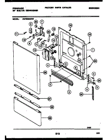 04 - Door Parts parts for Frigidaire Dishwasher DW7800AWL1 from AppliancePartsPros.com