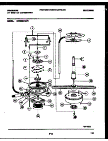 06 - Motor Pump Parts parts for Frigidaire Dishwasher DW6000AWL1 from AppliancePartsPros.com