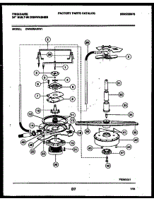 06 - Motor Pump Parts parts for Frigidaire Dishwasher DW6300AWL1 from AppliancePartsPros.com
