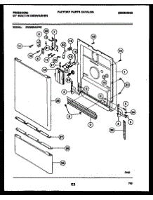 04 - Door Parts parts for Frigidaire Dishwasher DW8500AWL1 from AppliancePartsPros.com