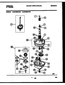 04 - Transmission Parts parts for Frigidaire Washer WA3900AWW2 from AppliancePartsPros.com