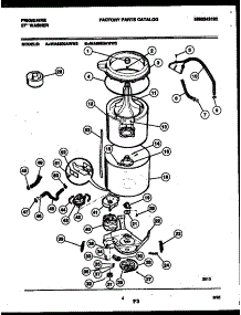 03 - Tub Detail parts for Frigidaire Washer WA6500ADD2 from AppliancePartsPros.com