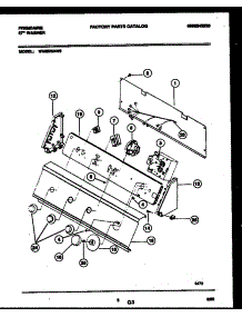 05 - Console And Control Parts parts for Frigidaire Washer WA6520AW2 from AppliancePartsPros.com